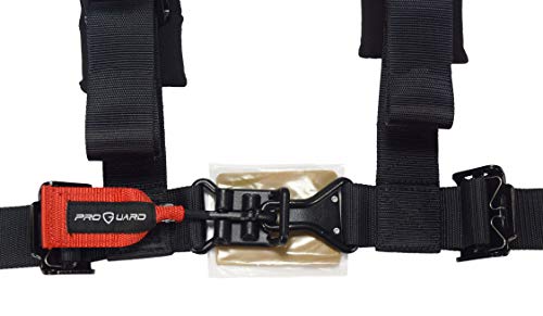 Proguard Black 4 Point Harness 2" Straps For Off Road Vehicle, Atv, Utv, Go Kart, Buggy, Side By Side, & Rock Bouncer (Four Pack) #TOP2
