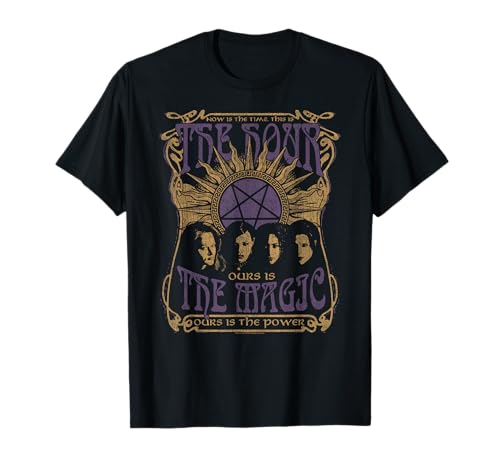 Image of The Craft Now is the Hour Retro Psychedelic Text 90's Movie T-Shirt