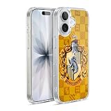 Head Case Designs Officially Licensed Harry Potter Hufflepuff Crest Prisoner of Azkaban I Gel Case [Military Grade Protection] Compatible with Apple iPhone 17
