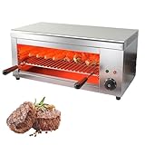 Salamander Grill & Multigrill Elektrisch - 2000W Leistung, 30L Großvolumen, 4 Verstellbare Etagen, Temperaturregelung 50-300°C, Raucharme Gesundes Grillen