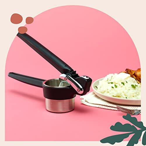 Chef'n FreshForce Potato Ricer Stainless Steel, for Smooth Mashed Potatoes, 32 x 9 x 12 cm