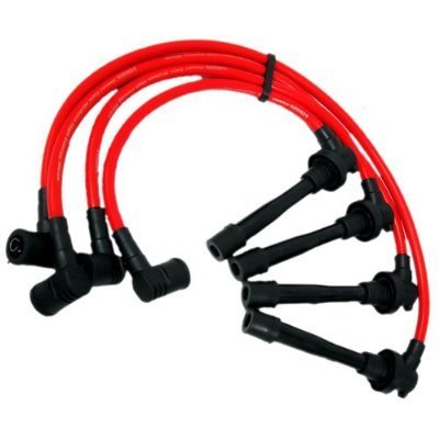 VMS RACING 93-01 Red Spark Plug Wires Nissan Altima 2.4L