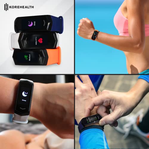 KoreHealth Kore Elite Fitness Tracker Replacement Band (Orange) - For Kore Elite Activity & Fitness Trackers l Soft Fitness Watch Wristband l Heart Rate Monitor Accessories | Available in Four Colors by KoreHealth - Used condition - Image 5