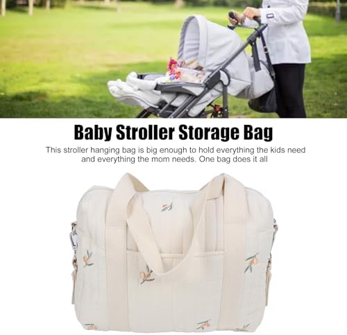 Borsa multifunzionale per passeggino, borsa per pannolini per mamme (oliva) - 3