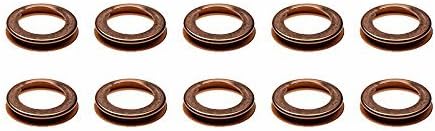1980-2016 Nissan 10pcs. Lower Oil Pan Drain Plug Crush Washer Gasket OEM NEW