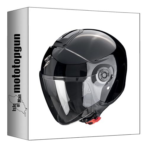 Casque jet Scorpion Exo-City II moto scooter noir taille S