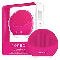 FOREO LUNA mini 3 Ultra-hygienic Facial Cleansing Brush | All Skin Types | Face Massager for Clean & Healthy Face Care | Extra Absorption of Facial Skin Care Products | Waterproof