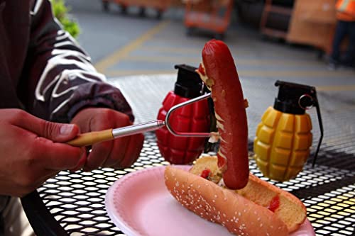 Caliber Gourmet Condiment Dispenser Set. Grenade Shape For Bbq Grill, Camping, And Picnics, Ketchup Mustard Bundle Set, Red & Yellow, Home & Kitchen,Tactical Combat Design - Squeeze Bottles #TOP4