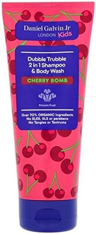 Daniel Galvin Jr Dubble Trubble 2 in 1 Cherrybomb Shampoo & Bodywash 200ml (PACK OF 4)
