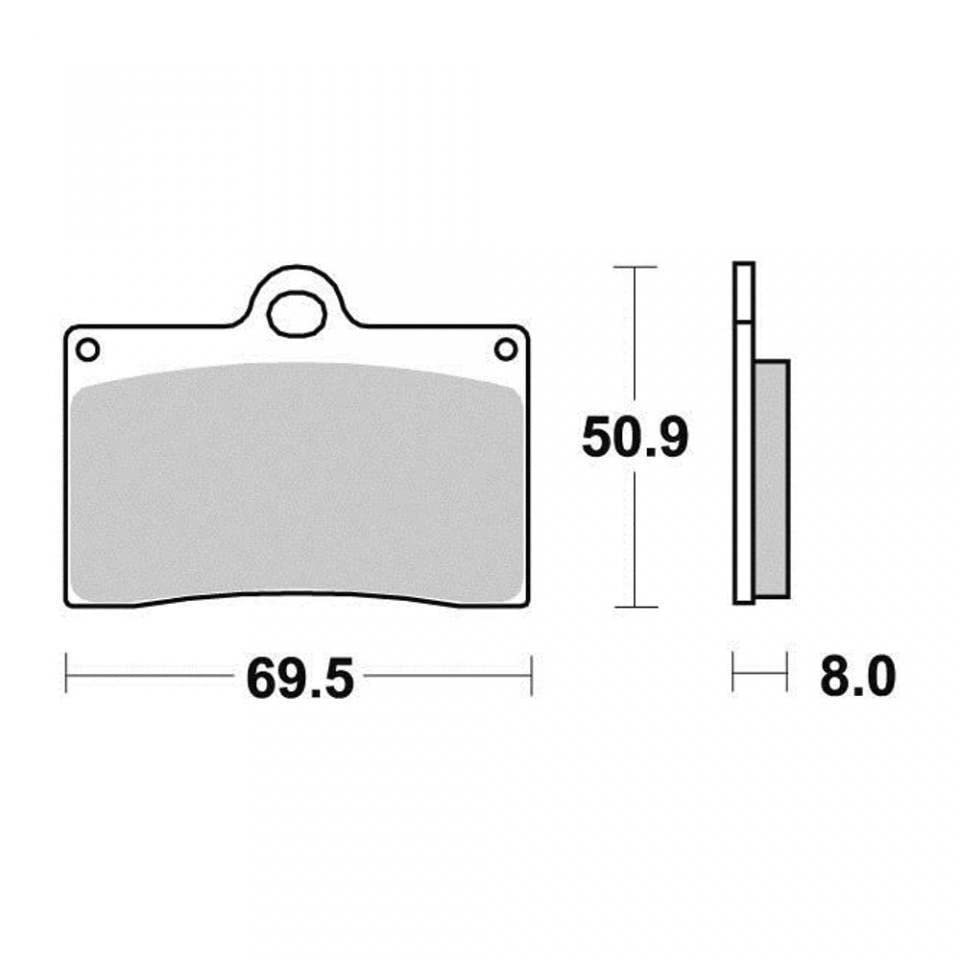 Plaquette de frein AP Racing pour KTM 620 Duke E 1995-1999 avant