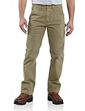 Legere Arbeitshose aus Twill mit Hammerschlaufe und Werkzeugtaschen im Schreinerstil.
