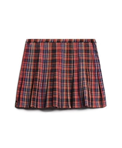 Mini jupe à carreaux à taille mi haute femme Superdry - vue 7