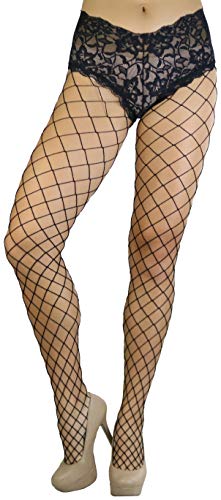 Image of ToBeInStyle Women's Fence Net Lace Boyshort Fishnet Pantyhose