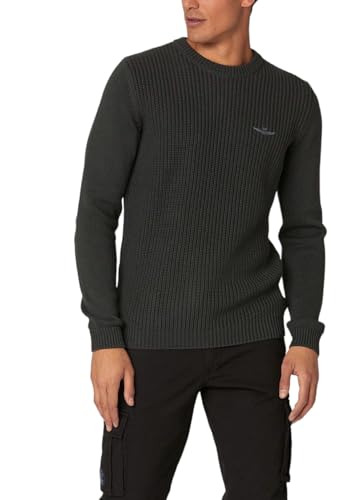 Pull homme Aeronautica Militare 232MA1453L409 en maille premium - 4