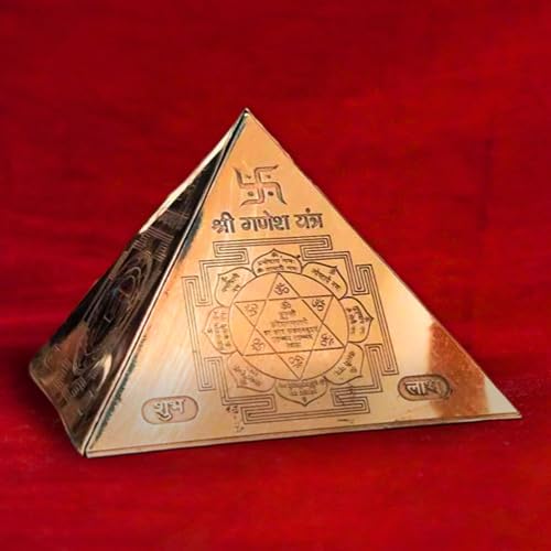 REMEDYWALA Vastu Sri Yantra Copper Pyramid | Vastu Dosh Nivaran Sri Yantra Copper Pyramid | Sri Yantra, Kanakdhara Yantra, Kuber Yantra, Sri Ganesh Yantra