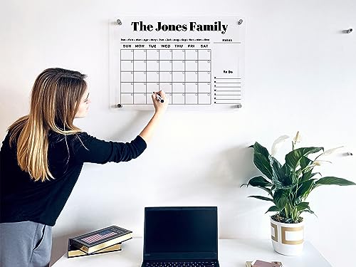 Clicked Craft Family Calendar With Side Headers Acrylic Wall Calendar thumb #1