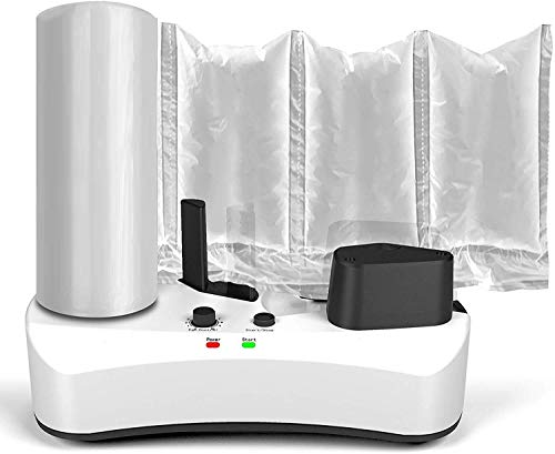 Jzbrain Ye300 Air Cushion Machine 110V Air Pillows Maker Air Pillow Machine Portable Inflatable Packaging Air Bag Making Machine + 100M Free Test Film Roll,White,Acm-220 #TOP11
