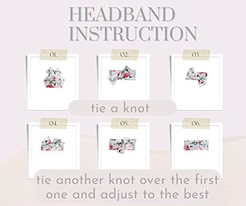 Image of Newborn Swaddle Sets with Beanie and a Name Card Baby Snug Wrap Receiving Blanket for Baby Boys Girls (Mountain&Tree)