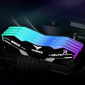 TEAMGROUP T-Force Delta Alpha RGB DDR5 Ram 32GB Kit (2x16GB) 6000MHz (PC5-48000) CL38 Intel XMP 3.0 & AMD Expo Compatible Desktop Memory Module Ram Black FF7D532G6000HC38ADC01 — photo 2 of 5