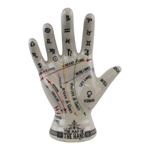 Image of Geko Ceramic Crackle Phrenology Hand