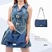 LHHMZ Bolso de hombro de mezclilla para mujer Bolso bandolera de lona retro Bolso Casual Jean Bolso bandolera de viaje Imagen de LHHMZ Bolso de hombro de mezclilla para mujer Bolso bandolera de lona retro Bolso Casual Jean Bolso bandolera de viaje
