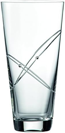 Royal Doulton 40003055, Promises Two Hearts Entwined Vase 29cm, Clear, Crystalline
