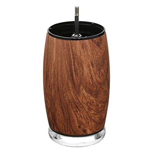 Mimo Style Moedor de Café Manual Redondo de Aço Inoxidável e Madeira 15cm, Totalmente Ajustável. Man