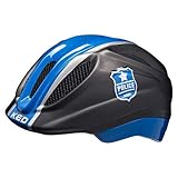 KED Fahrradhelm Meggy II Trend – Kinder- und Jugendhelm in robuster maxSHELL-Technologie und QUICKSAFE-Blinkleuchten - (XS (Kopfumfang 44-49 cm), Trend Police)