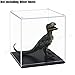 Odoria Clear Display Box for Baseball Tennis Ball Small Figure Dustproof Acrylic Case (3.7