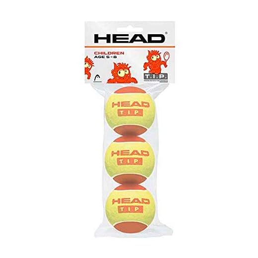 HEAD T.I.P. Tennisbollar, Gul, En Storlek