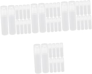 40 Peças Caneta Frasco De Óleo Essencial Perfume Mini Recipientes De Plástico Mini Terrário Frasco De Rolo Minúsculo Frascos De Rolo De Óleo Essencial Vazios Frascos De Rolo