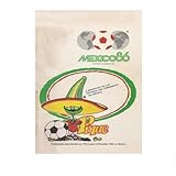 メキシコ1986年ワールドカップポスタービンテージウォールアートサッカースポーツキャンバス絵画とプリントホームリビングルームの装飾画像50x70cmフレームなし