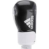 Auch für Anfänger geeignet adidas Erwachsene Hybrid 75-schwarz/weiß/Silber 12 oz adiH75 Boxhandschuhe
