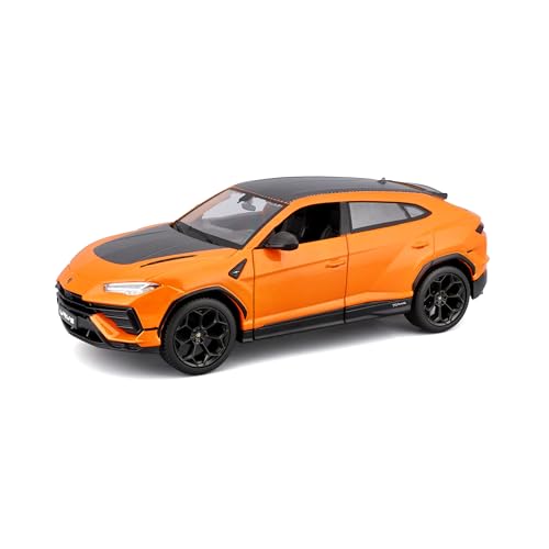 Image of Maisto - Lamborghini Urus Performante, 1:24 scale die-cast car, Orange | Collectible Super SUV Model with Opening Doors, Black Roof, Officially Licensed, Age 14+