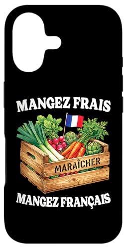 Mangez Français Maraîcher Agriculture Locale Coque pour iPhone 17