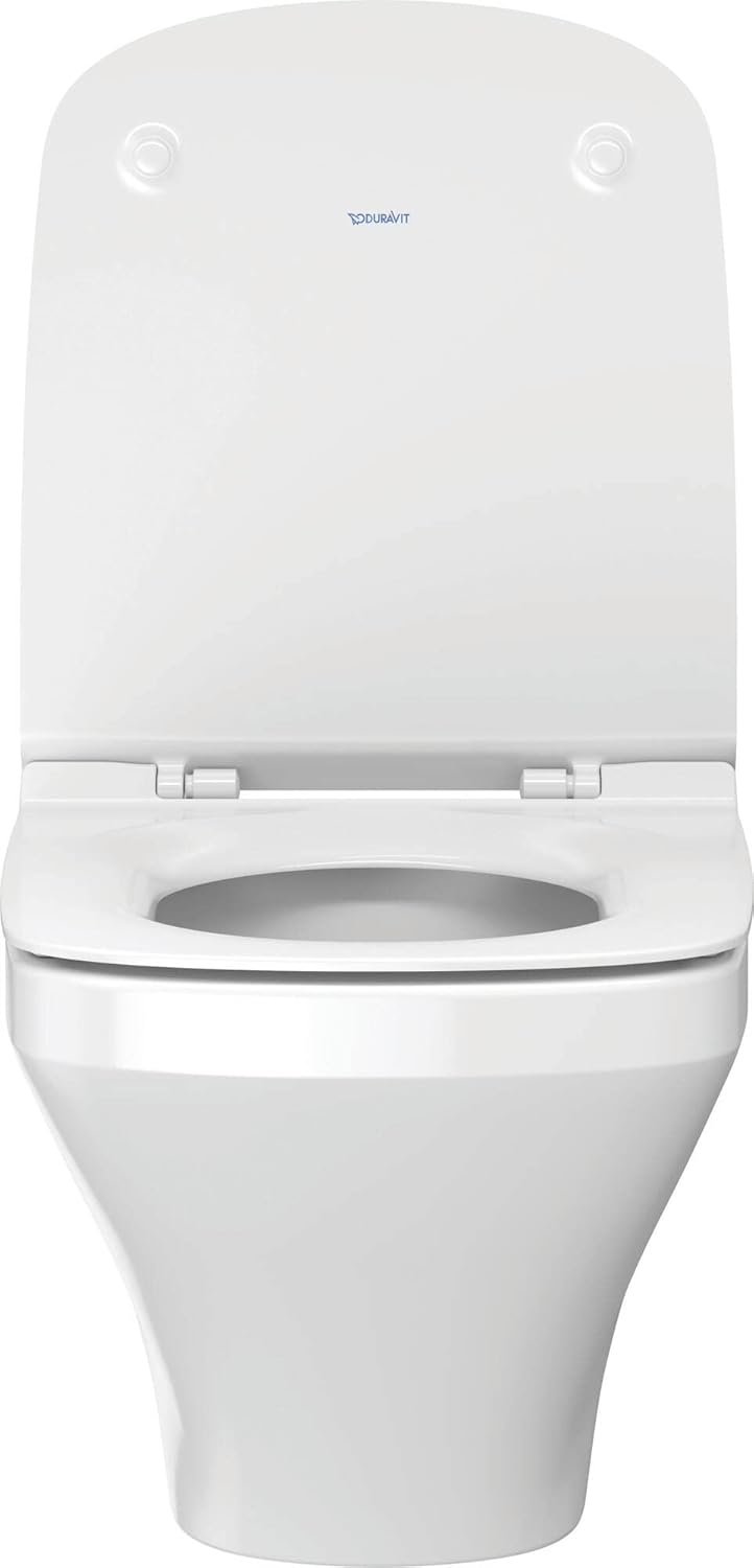 Duravit 0063710000 DuraStyle Elongated Closed-Front Toilet Seat - White