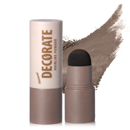 Root Cover Up Powder Dark Brown, Waterproof Hairline Concealer For Grey Roots Coverage, Long-Lasting Thinning Hair Receding Hairline Touch Up Powder, Easy Blending