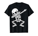 Halloween Dabbing Skeleton Skull Dab Dance T-Shirt