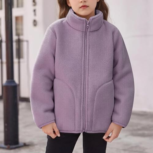 RKSTN Fall Winter Coats for Kids Fleece Thickened Warm Casual