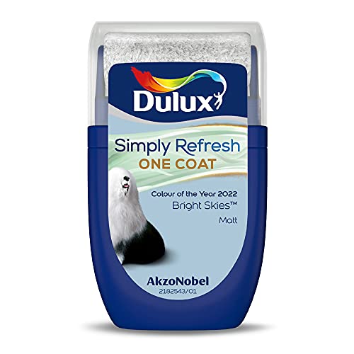 Dulux Simply Refresh One Coat Tester Paint - Bright Skies - 30 Milligrams, 5599881