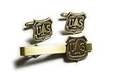US Forest Service Ranger USDA Recreation Parks TIE BAR Clip Cufflinks Set