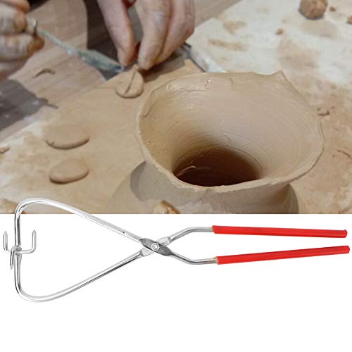 Clay Sculpture Tongs, Pottery Ceramic Tools Dry 5 Lb. Glaze for Cone 6 Glazing Tongs Clamp Dipping Tong and Supplies Trimming Wire Cutting Tool Slip Score with Handle Pliers Supplies