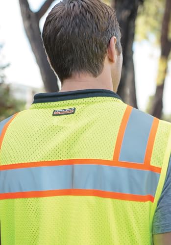 Kishigo S5002-XL Premium Black Series Unisex Surveyors Vest S5002, Class 2 Hi-Vis Safety Vest thumb #7