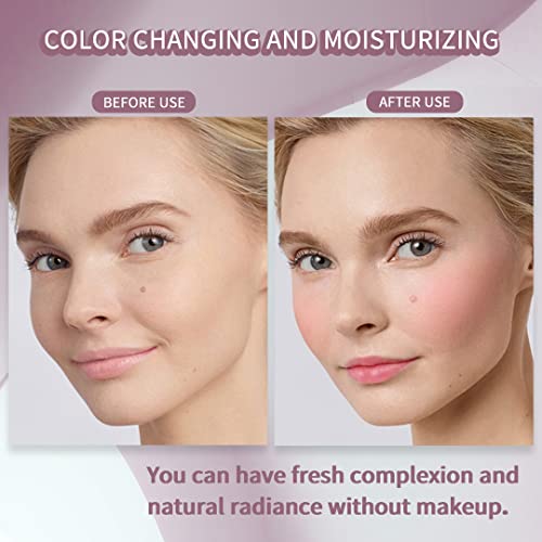 Newbang Moisturizing Blush Rouge Color Changing Blusher For Cheeks And Lips Balm Multi Use Cream Liquid Blush Waterproof Blush Gel For Cheeks & Lips Gloss Glossy Shiny Finish Blush Makeup #TOP4