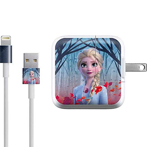 Skinit Decal Other Skin Compatible with iPad Charger (10W USB) - Officially Licensed Disney Frozen II Elsa Design