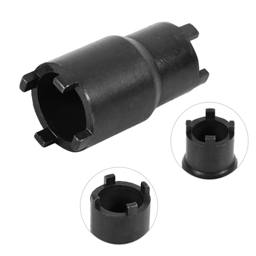 Tissting Kupplungsschlüssel Werkzeug, 20/24mm Motorrad Kontermutter Schraubenschlüssel, massiver Chrom-Molybdän-Stahl, Vierklauenwerkzeug für Crf 600rr 450r 250l