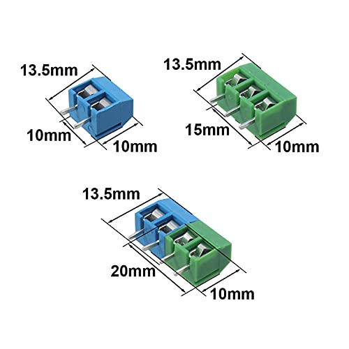 QIQIBAIHUO 5mm Pitch 5/10 PCS/Lot KF301-5.0-2P