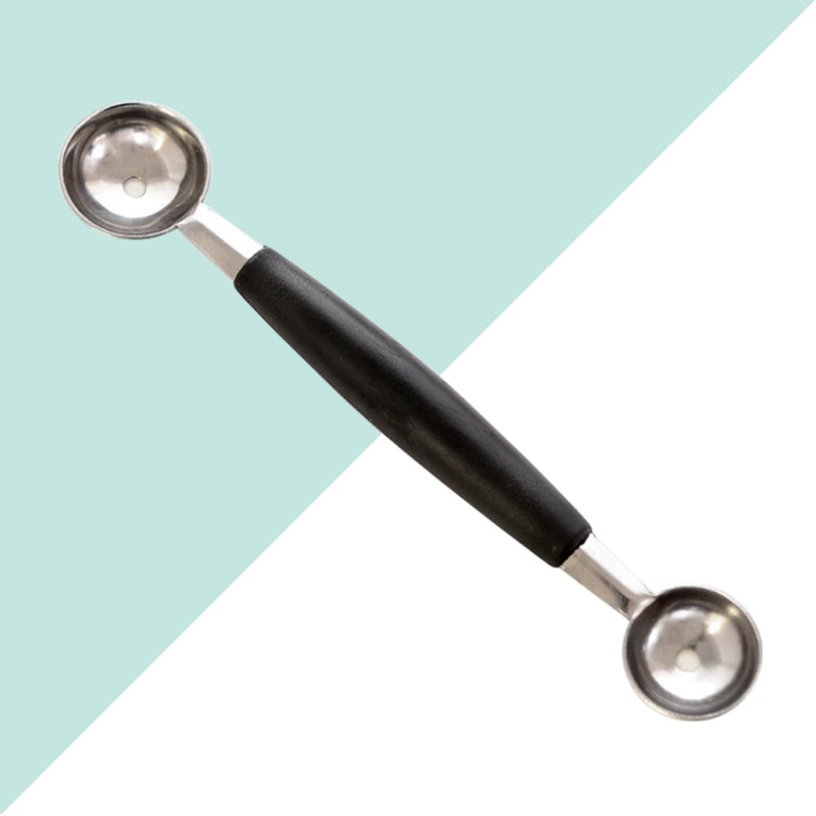 5 Pcs Double End Dig Ball Spoon for Melon and Dessert Kitchen Tool