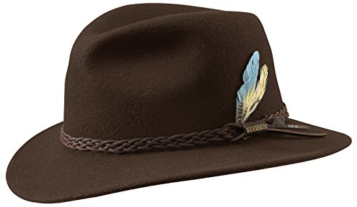 Stetson Newark Vitafelt Outdoor Hat Women/Men Brown 7 3/4-7 7/8 #TOP5