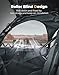 KEMIMOTO Soft Upper Doors YKK Zippers, Compatible with CFMOTO ZForce 950 HO 22-24 / Sport 20-22 (Not 23+ Sport,Trail), Fit with Side Mirrors and Windshields Soft Cab Enclosures 2 Upper Windows